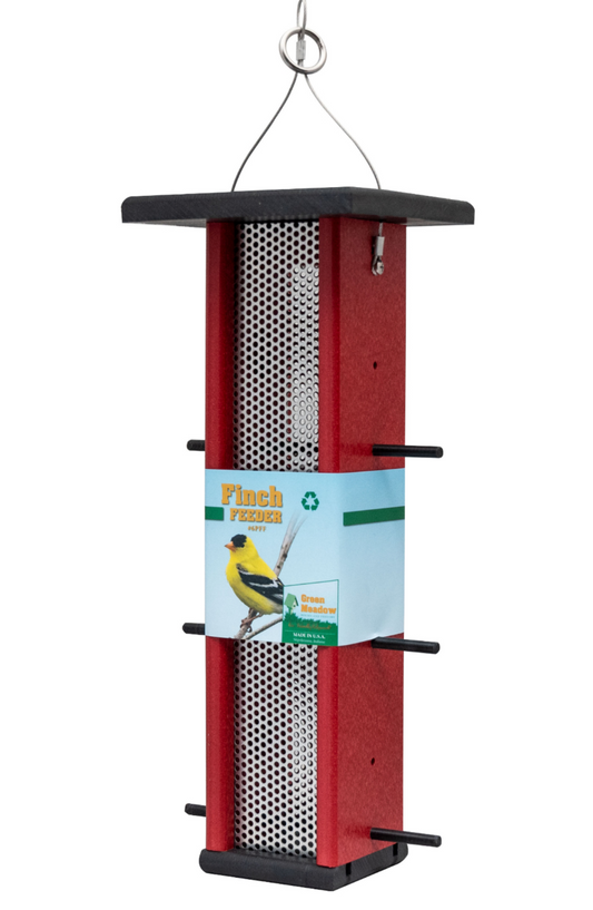 Outdoor | Poly Bird Feeders & Houses | Finch Feeder w/ Plexiglass
