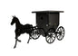 Outdoor | Poly Bird Feeders & Houses | Buggy Wren House with Horse image 0